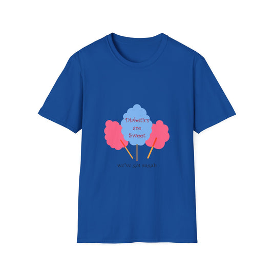 Cotton Candy 'Diabetics Are Sweet' T-Shirt