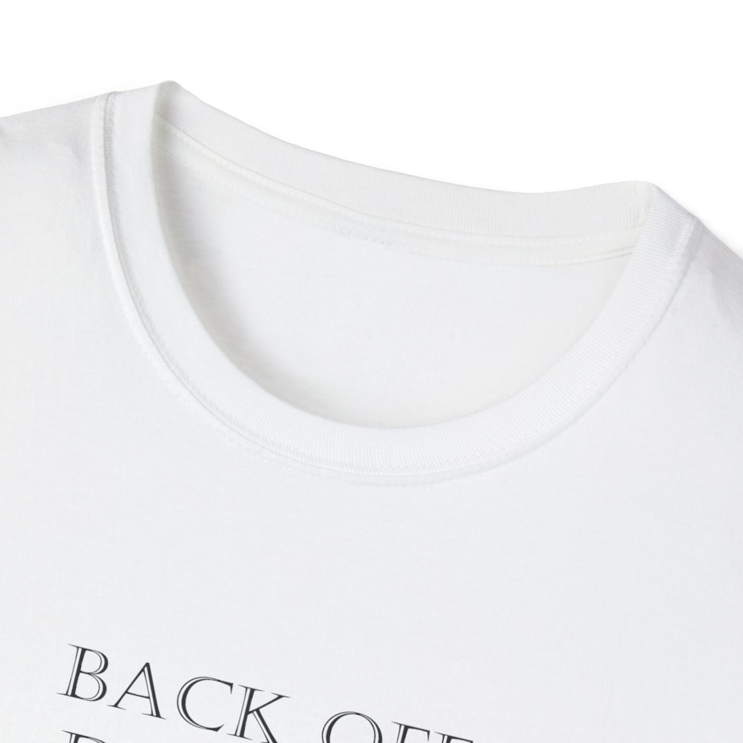 T-Shirt — “Back Off Diabetes Police” Cute Angry Cupcake Graphic Tee