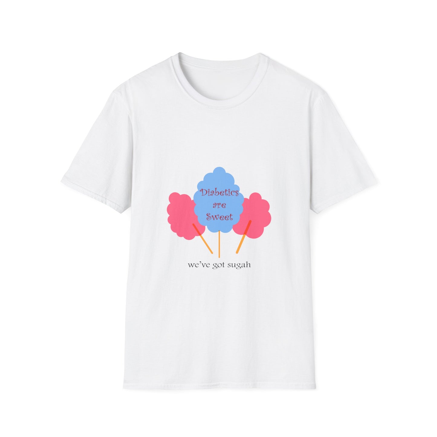 Cotton Candy 'Diabetics Are Sweet' T-Shirt